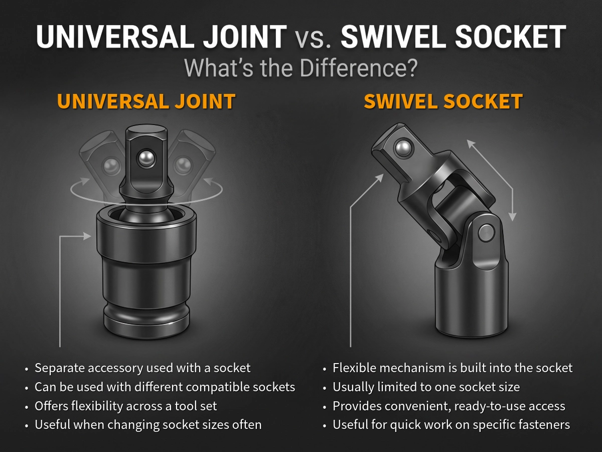 Universal Joint vs. Swivel Socket What's the Difference