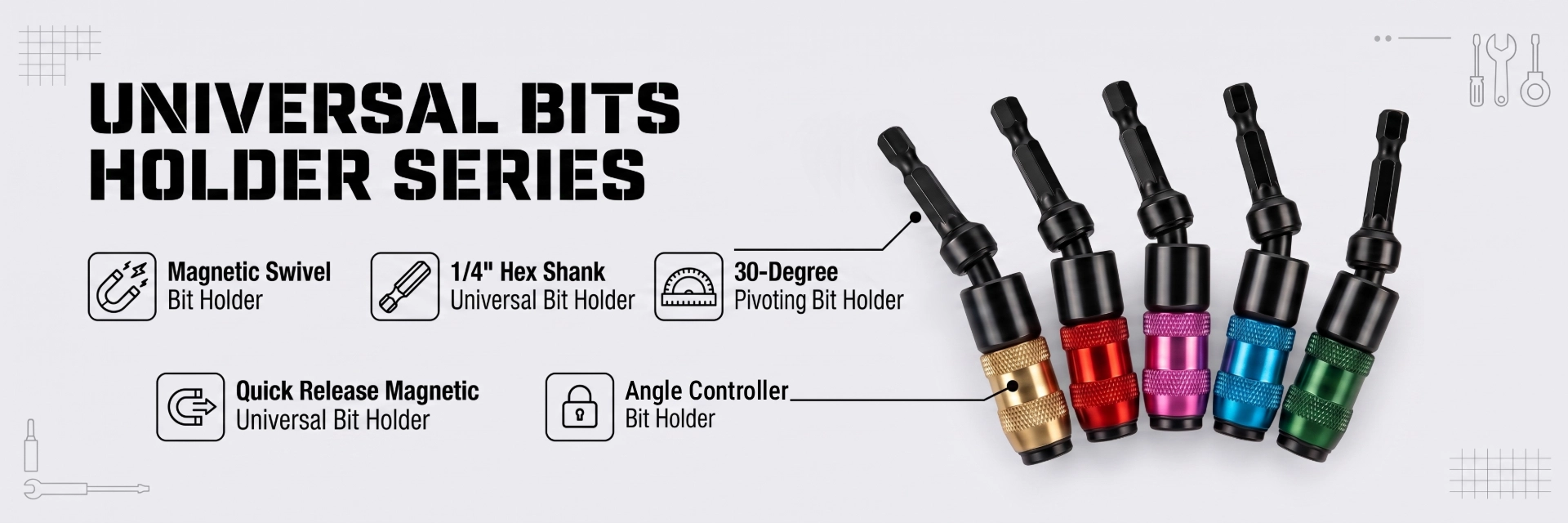 錮力BANNER Universal Bits Holder